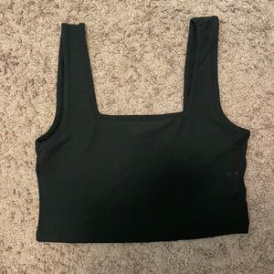 SheIn Square Neck Black Tank top